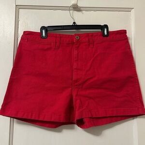 Madewell Vibrant Red Women's Shorts - Size 32